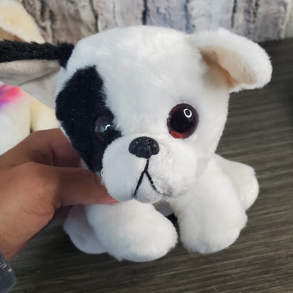 Ty Beanie Boos (3) Dogs & Cat Chihuahua, French Bulldog, Siamese Cat